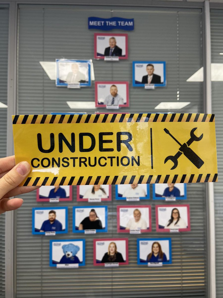 CaremarkER's tweet photo. ⚠ Under Construction!! ⚠

We’re making some changes to our "Meet The Team" wall… 💙

Watch this space... 🤔

#homecare #care #team #ourteam #changes #surprise #community #support #happy https://t.co/P9HIzajRGd