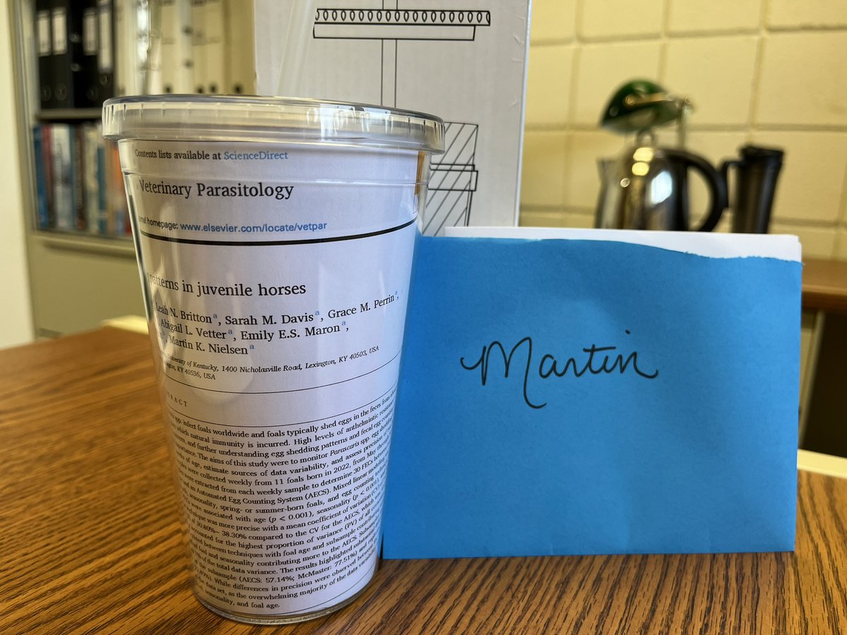 Martin Nielsen (@martinknielsen) on Twitter photo The term “paper cup” with a new meaning!
When your student is excited about her first lead author publication and makes “paper tumblers” for all of her co-authors! The term “paper cup” with a new meaning!
When your student is excited about her first lead author publication and makes “paper tumblers” for all of her co-authors!