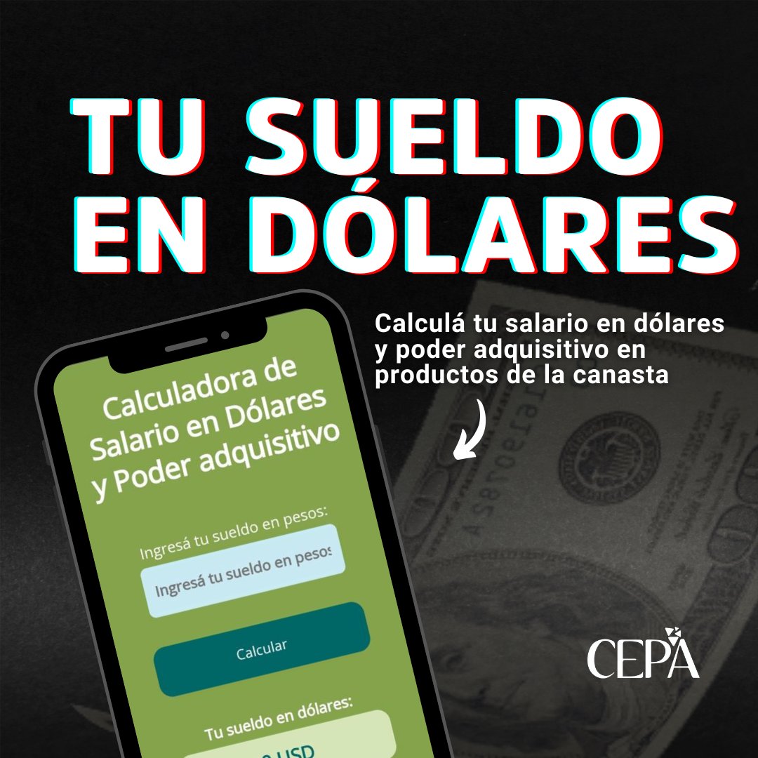¿QUÉ IMPLICA LA DOLARIZACIÓN DE MILEI?

Creamos una calculadora para que puedas: 1) calcular tu sueldo o ingresos en dólares con la dolarización de Milei y 2) lo más importante: saber cuánto podrás comprar en productos alimenticios con ese monto.

tusueldoendolares.com.ar

Hilo 👇