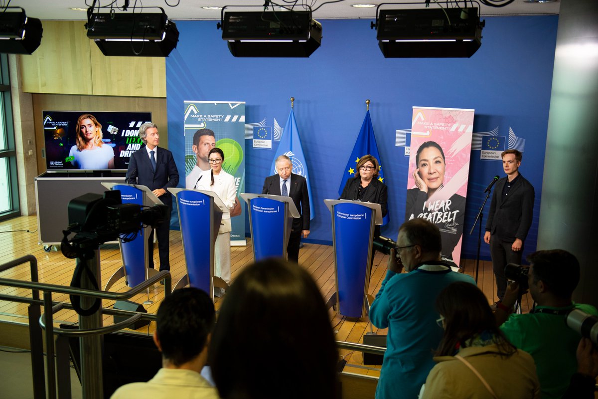 Transport_EU: 🇪🇺 Commissioner @AdinaValean at today’s launch of the @UN #RoadSafety campaign #MakeASafetyStatement:

'I welcome this campaign to help us learn from each other, to raise awareness of how to keep all road-users safe, and – ultimately – to s…