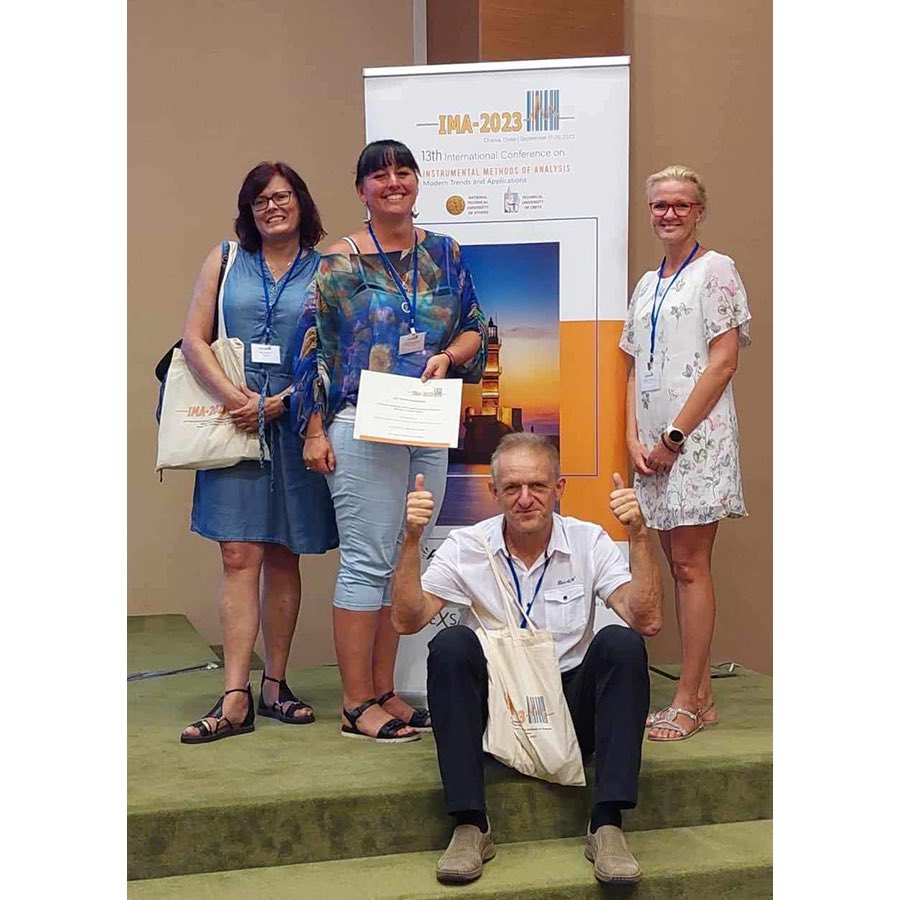 Chromed_lab's tweet photo. Congratulations to our supervisor for rocking the 13th International Conference on ‘Instrumental Methods of Analysis’ (IMA-2023) with her outstanding presentation and winning the award for the best poster! 🎉👏 #chromedlab https://t.co/fExF1a6Plo