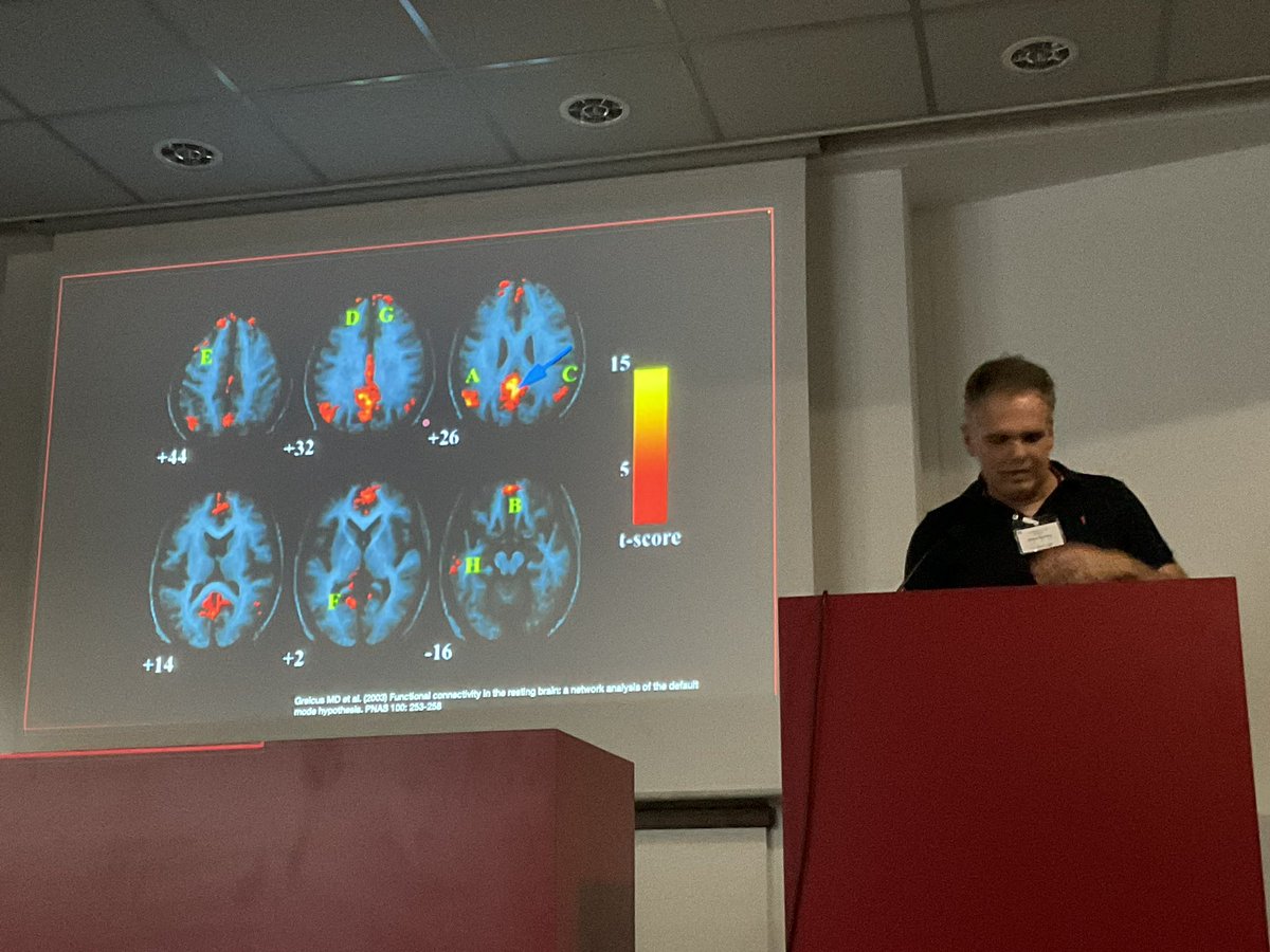 katjaQheuer's tweet photo. The marmoset DMN identified by deactivations in task-based fMRI studies - great talk by Stefan Everling. They are so relaxed - to not have the little fellas fall asleep, they get a little reward after a few runs ๐ฅฐ
#compMRI @R3RT0 @NeuroecologyLab @AssafLab https://t.co/bDJ60i2OQW