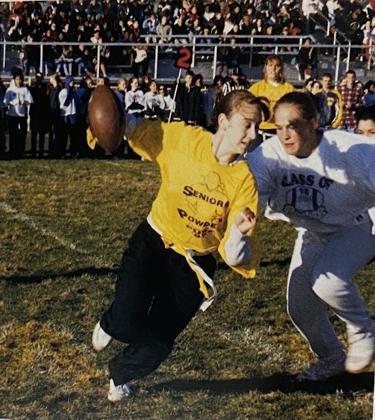 TFN_Chronoscope's tweet photo. The Powderpuff game is today! Who was at the game back in 1997? #GreatGatsbyHomecoming #TFNPride https://t.co/dizEg6YVLc