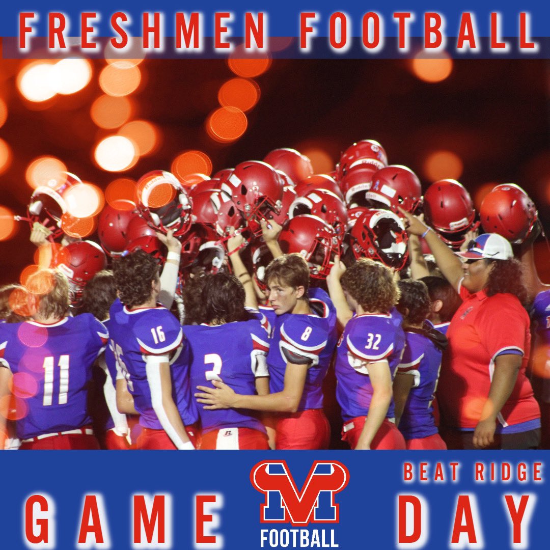 MVToro_Football's tweet photo. 🏈 FRESHMAN FOOTBALL TODAY 🏈

Vs. Desert Ridge #beatridge 💪💪💪

⏰ 6:00 Jesse Parker Field 

🎟️ GoFan only. No cash at gate. Ticket Link in bio. 

🛄 Clear bag only

Let’s go Toros ‼️‼️ https://t.co/EdrAWmQGSi