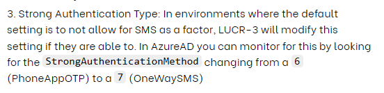 📴Hopefully your org doesn't allow SMS for 2FA (especially for privileged accounts in Azure AD).

Don't stop at disabling it. Monitor for threat actors trying to modify it. Nice transparency into threat actor tampering &amp; recommendations <a href="/TekDefense/">1aN0rmus</a>/<a href="/p0Labs/">p0 Labs</a>
📰Full blog: