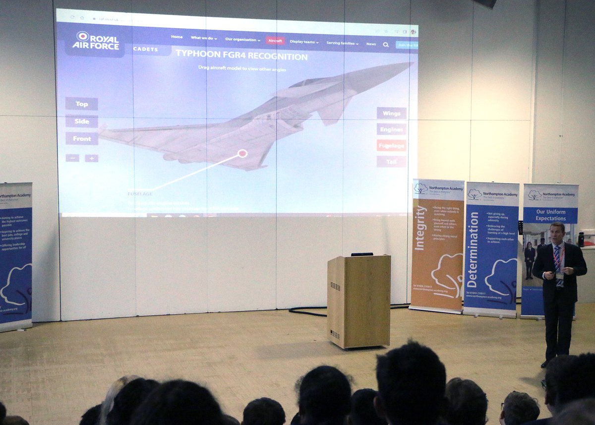 Our Nucleus STEM lecture series has started with a fascinating talk from the RAF Pilot Alex Vaughn entitled, 'What's it like to be a fighter pilot?' Students enjoyed the lecture, and there was a queue to talk to Alex at the end. STEM lectures are open to all students. @northacad
