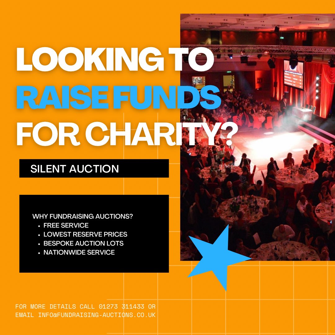 Maximise your fundraising with our free silent auction service! This is a sealed paper based brochure complete with fantastic auction prizes, guaranteed to raise vital funds for your charity.

Get in touch for more details or a free consultation.

☎️ 01273 311433
#charityball