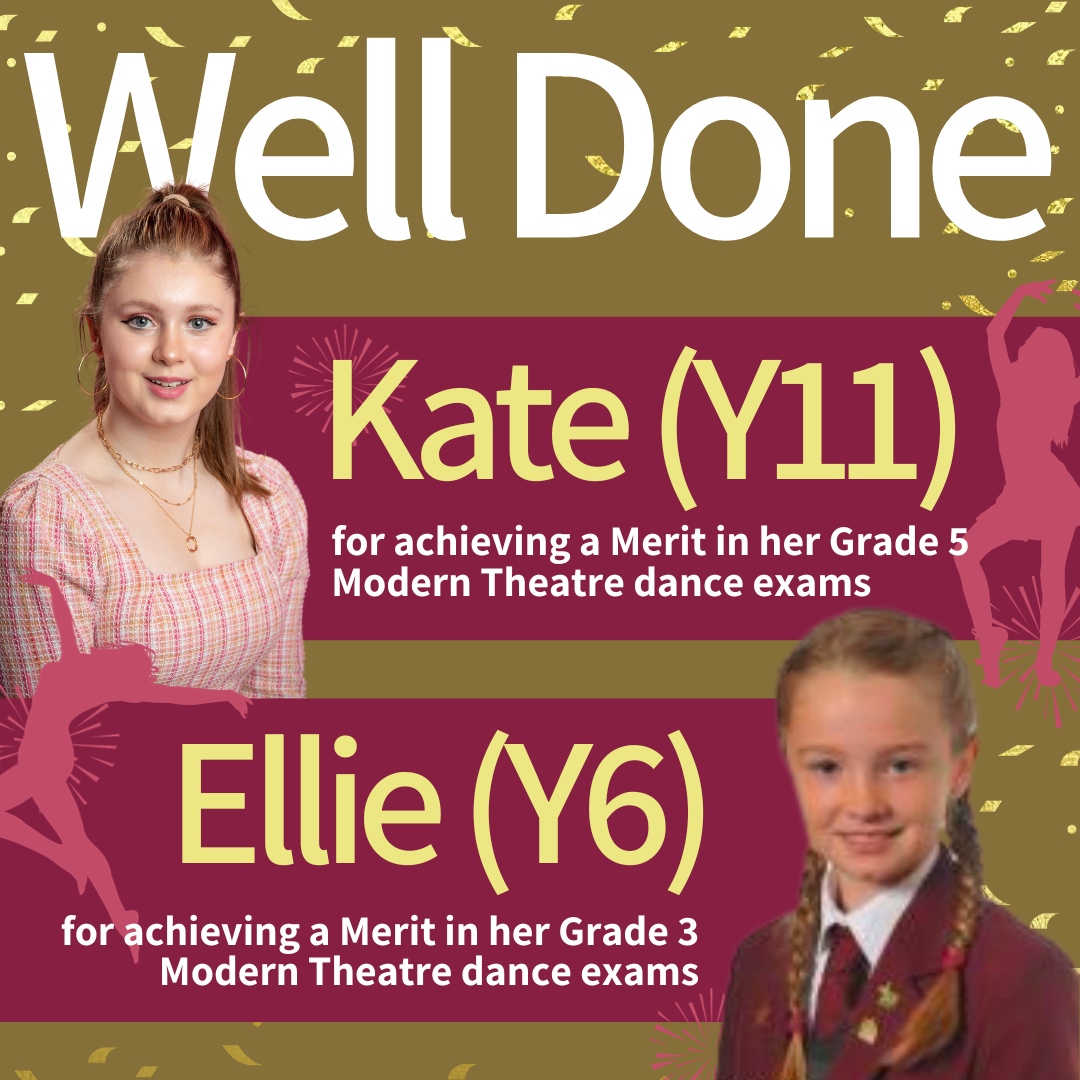 Rishworth1724's tweet photo. We have some great news to share from our dancing sisters! Kate and Ellie both took their Modern Theatre dance exams at the end of summer, and we are delighted to hear that they both received Merits in their Grades! Well done guys 🤩

#rishworthschool #danceexams #welldone https://t.co/PF8Eq7CF1Z