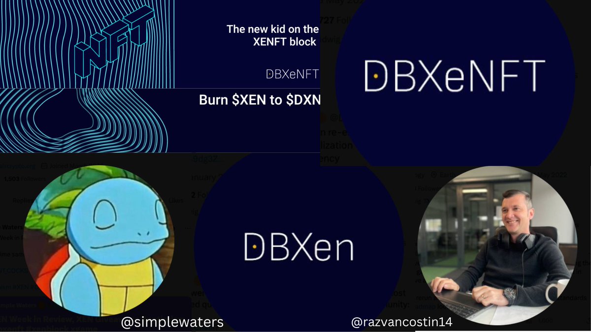 simplewaters's tweet image. In 90 mins we will be live with @razvancostin14 creator of #DBXEN &amp;amp; #DBXENFT  

Looking forward to some quality conversation, alpha, and fun!! 

Link Below 
youtube.com/watch?v=sA1hKH…