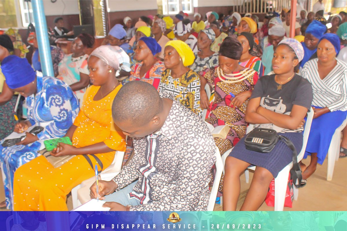gipmgipm's tweet photo. GIPM DISAPPEAR Service | 20th September, 2023
#GIPMWorldwide
#olorunmajemuakantioke
#disappearservice
#JesusIsKing https://t.co/uFOrGWdJDf