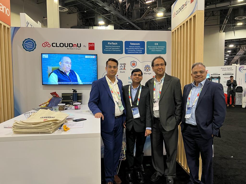 PathInfotechLtd's tweet photo. Thanks to all who joined our session with Harish Gupta, @CGTMSEOfficial and Vishal Aggarwal, #PathInfotech. They explored CGTMSE's #Cloudjourney fueled the growth of 63M Indian MSMEs. Engaging with tech enthusiasts, customers &amp; partners on shaping the future of cloud was a blast. https://t.co/39XxzFm24t