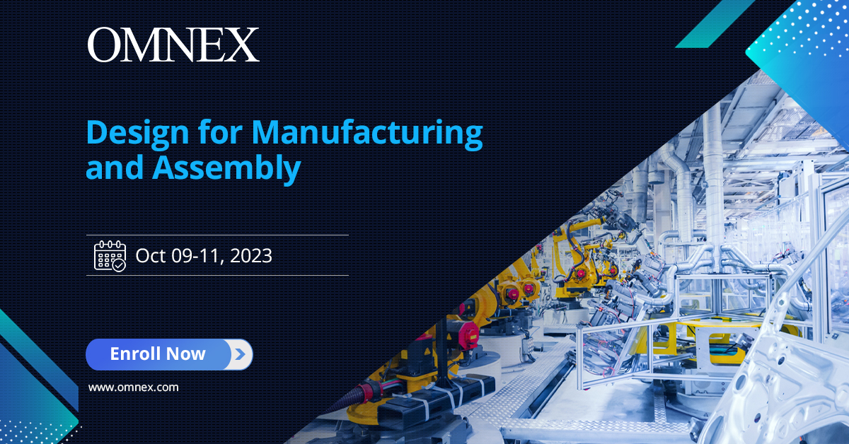 omnexglobal's tweet photo. Design for Manufacturing and Assembly
Date: Oct 09-11, 2023
Enroll Now: https://t.co/N4DL2umeQ4

#DFMA #DesignForManufacturing #DesignForAssembly #ManufacturingDesign #AssemblyEfficiency #ProductDesign #CostReduction #EngineeringOptimization #DFMAnalysis #ManufacturingEfficiency https://t.co/L7in8IVgm7