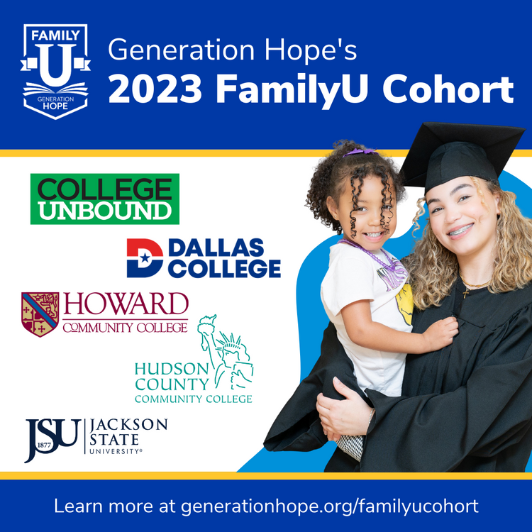 September is National Student Parent Month! And partner @SupportGenHope is adding valuable stories of #StudentParentSuccess to the national narrative while building a community of colleges committed to improving student-parent outcomes with #FamilyU. Congrats to the new cohort!