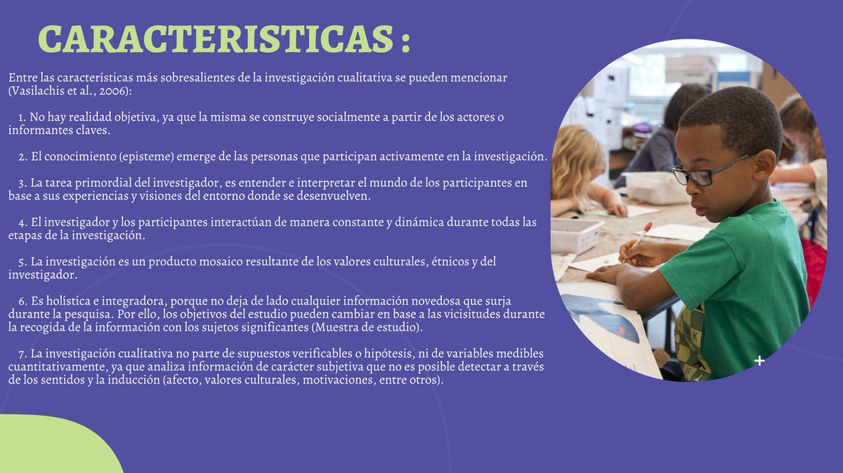 Vane5030's tweet photo. Características de la Investigación Cualitativa

#PedagogiadelasCienciasExperimentales #características #InvestigaciónCualitativa #tic #Ntic #docenteTic #educacion #investigación

@jorgearmi20
  @experimenutmach https://t.co/a4cM2DyHam