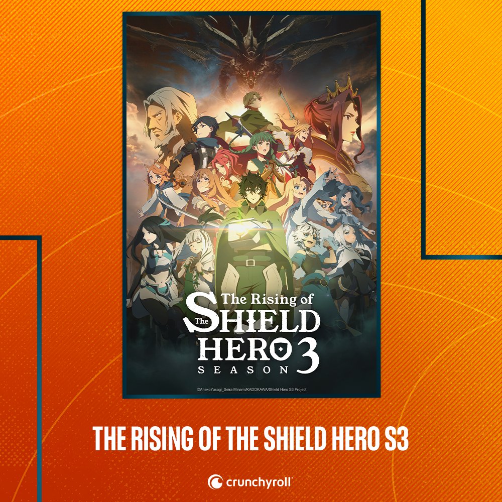 La quête de Naofumi se poursuit ! 🛡️

The Rising of the Shield Hero S3, en exclu dès le 5 octobre.