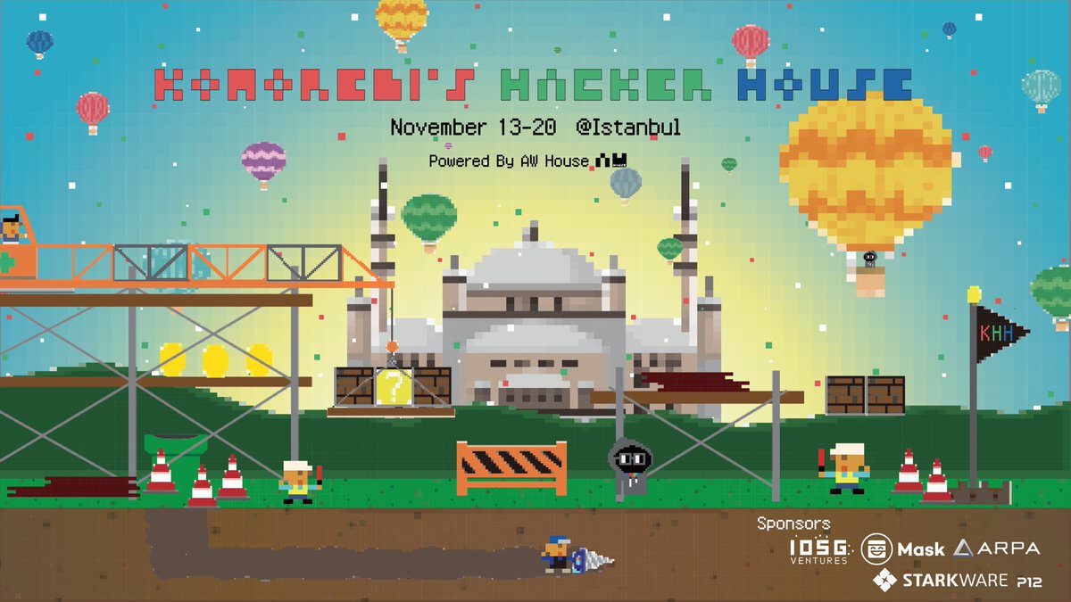 komorebihack's tweet photo. Komorebi's Hacker House for Autonomous World/Fully on-chain game builders in Istanbul. 

Nov 13 - Nov 20, 2023

8-day hacker house for 15+ builders, researchers, and players.

Get your spot! Apply here↓↓
https://t.co/C20z3SUasV

Powered by  @AW_house @Komorebi8888 https://t.co/uNo67mr7bs
