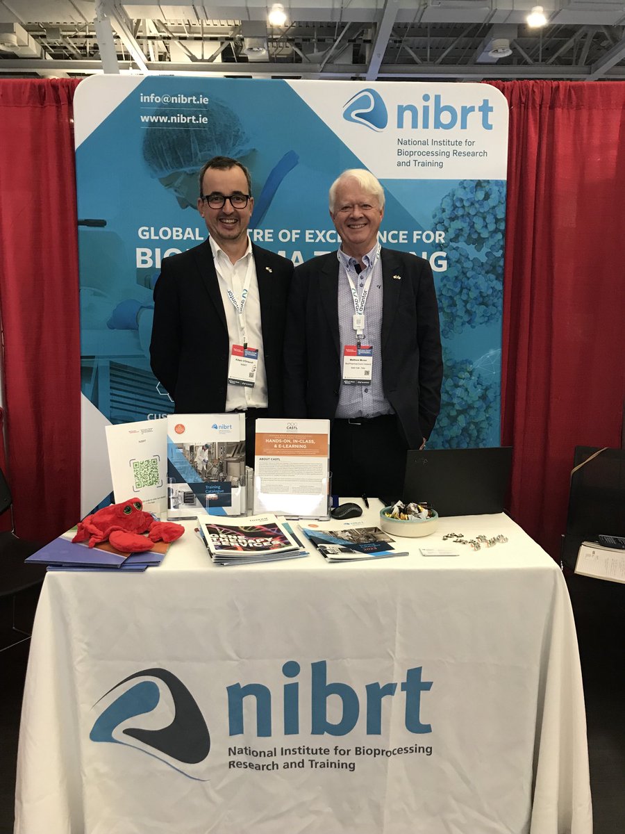 With Killian O’Driscoll at the ⁦@NIBRT_⁩ stand here ⁦@BioprocessIC⁩ here in Boston