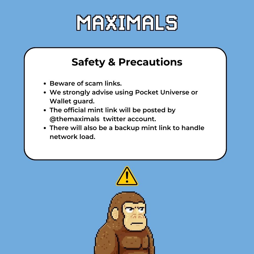 TheMaximals's tweet photo. ⚠️Please stay safe from scams⚠️

Official links will only be shared by this twitter account
@TheMaximals 

OS
https://t.co/dBDqlBdBcM

Contract: https://t.co/WpGyPoHa9Z