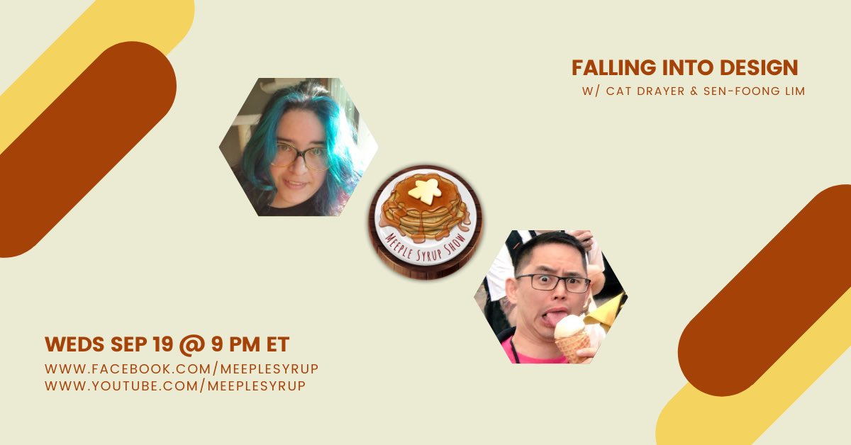Meeple Syrup (@meeplesyrup) on Twitter photo Tonight at 9PM ET, itβs the return of the Meeple Syrup Show! After the summer hiatus, <a href="/DrayerInk/">Drayer Ink β‘οΈ BlueSky β€π§‘πππππ€</a> and <a href="/SenFoongLim/">Sen-Foong Lim</a> will surely have a ton to talk about as they plan for the fall 2023 season! Join them in the chat at Facebook.com/MeepleSyrup or YouTube.com/MeepleSyrup! Tonight at 9PM ET, itβs the return of the Meeple Syrup Show! After the summer hiatus, <a href="/DrayerInk/">Drayer Ink β‘οΈ BlueSky β€π§‘πππππ€</a> and <a href="/SenFoongLim/">Sen-Foong Lim</a> will surely have a ton to talk about as they plan for the fall 2023 season! Join them in the chat at Facebook.com/MeepleSyrup or YouTube.com/MeepleSyrup!