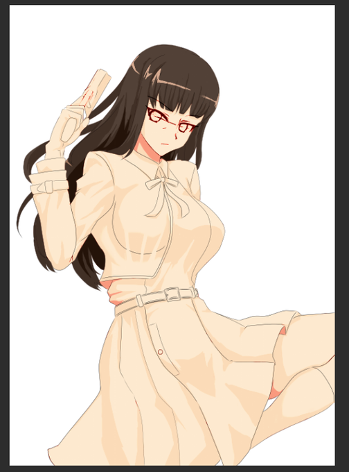 ちょくちょく塗ってる
家元の髪の色、もっと黒い方がいいかね?
本編準拠した色のつもり。 