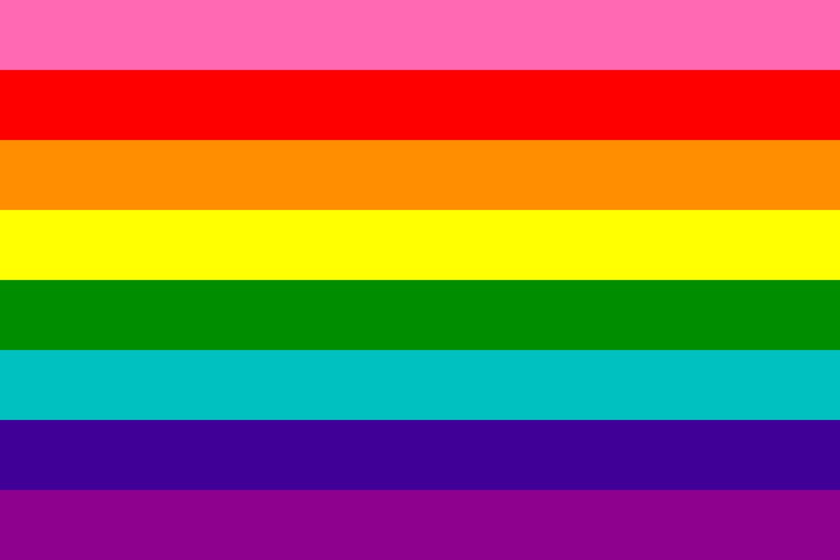 hostileballad's tweet image. So, we know the Orange Side will be revealed soon and some people think we may even have a Pink Side. If that ends up being the case, then all of the sides will match up with an equivalent color of the original Gilbert Baker flag. #sanderssides #fanders #thomassanders