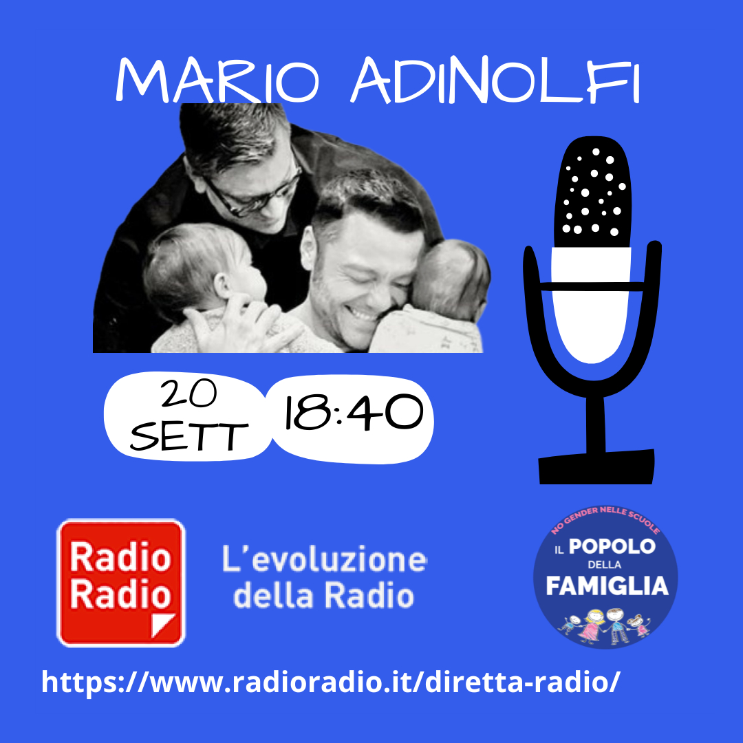 #popolodellafamiglia #MARIOADINOLFI