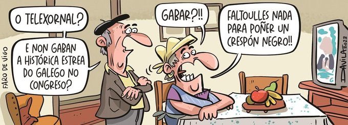 DavilaOBicheiro's tweet photo. Na tele pública galega #humorgalego #davila #obichero #davila https://t.co/V8SESKeZoz