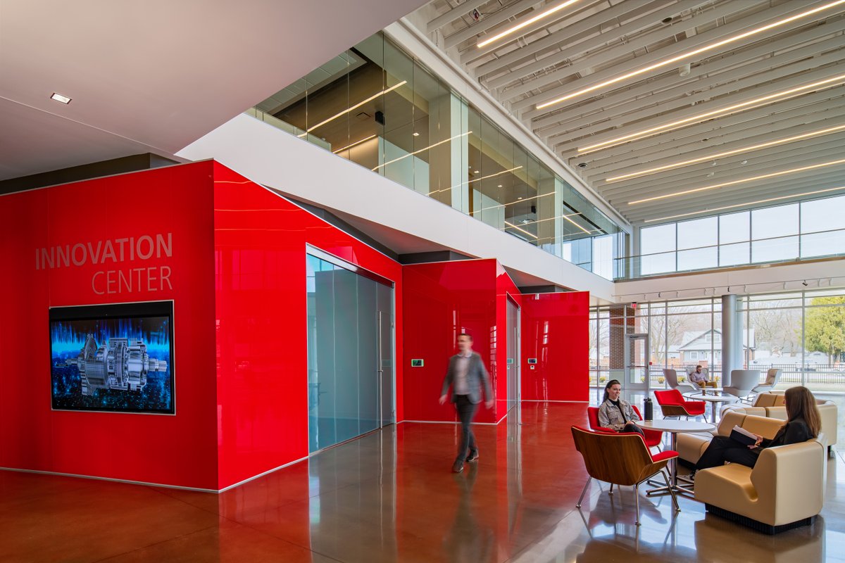 MichaelFirsich's tweet photo. What a project! This was a fun shoot. Many thanks to @americanstructurepoint for the opportunity to capture their work at the Allison Innovation Center in #speedway.

#architecture #interiordesign #architecturalphotography #buildingconstruction #michaelfirsichphotography https://t.co/La4mQPoMLE