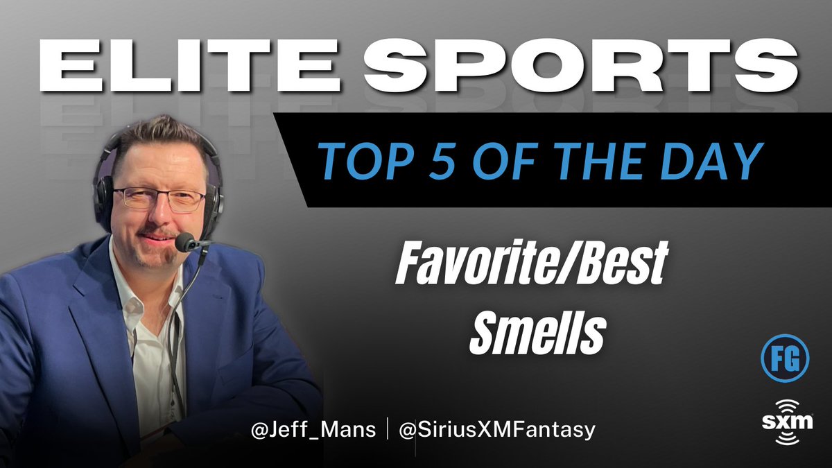 SiriusXMFantasy's tweet photo. The Elite Sports Top 5 of the Day with @Jeff_Mans &amp; @TheRayFlowers!

LISTEN LIVE:  https://t.co/aL89tMHxQ0 https://t.co/78SpZklU0H
