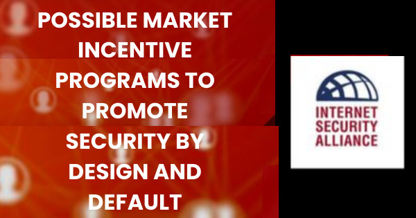 Possible Market Incentive Programs. isalliance.org/blog-10-possib…
 #Cybersecurity #PromoteSecurity #isa
