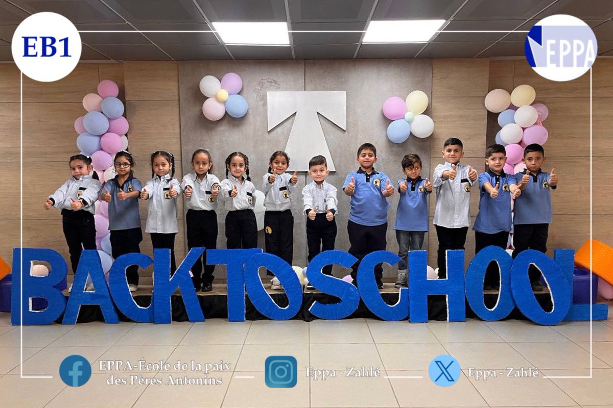 EppaZahle's tweet photo. "Launching into a world of knowledge and friendship!” 🚀📚✏️
#EppaSchoolAdventures #BackToLearning #Grade1 #UnityInEducation
"نكونُ متَّحدين، نكونُ متميِّزين" https://t.co/KqmtiL8B1C