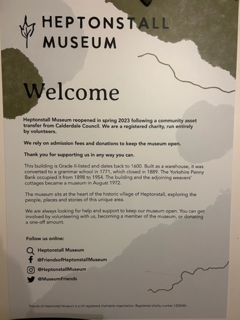 VolunteerCdale's tweet image. Great Team away day today at Heptonstall Museum @MuseumFriends 

#ThankYou for hosting us and giving us the tour! Fascinating venue and lovely setting... well worth a visit #CommunityAssets