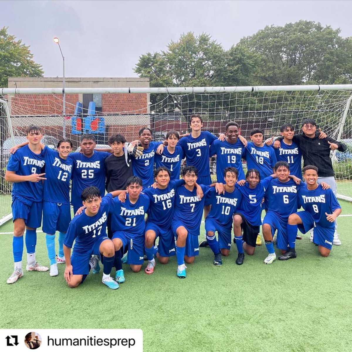 CIOBCitywide's tweet photo. Congratulations to the Prep Titans soccer team on their first win of the season! πβ½ It's always exciting to start the season on a high note. #Soccer #TeamVictory #PrepTitans #HumanitiesPrep https://t.co/kk55kadptv
