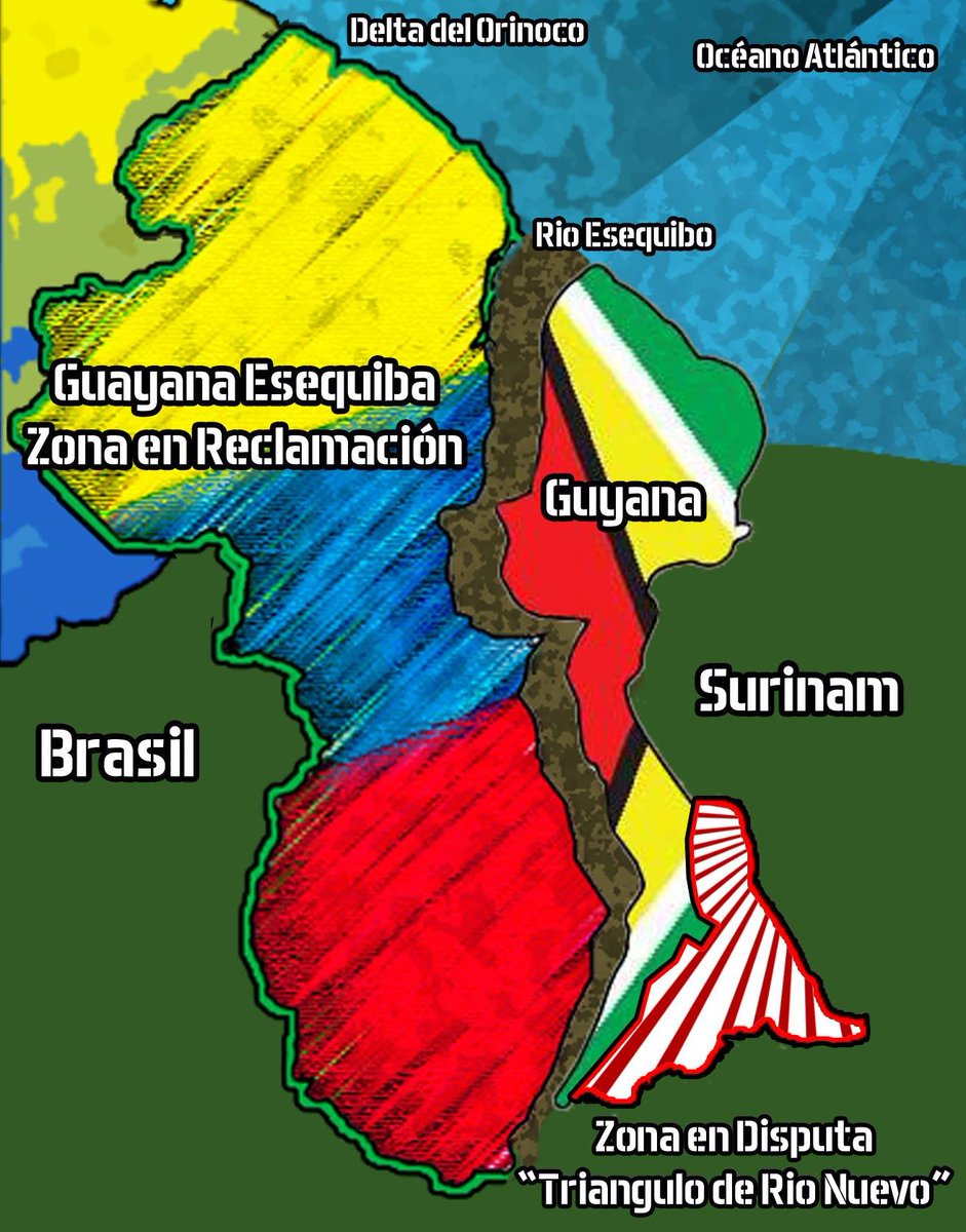 YoDeVzla's tweet photo. Cuentas claras, conservan territorios.
Cuando estudiamos la historia, y conocemos lo que es los Latidos, tenemos con argumentos QUE EL ESEQUIBO ES NUESTRO, Y HA SIDO Y SERÁ POR SIEMPRE DE VENEZUELA! 🇻🇪🗣️
#ElEsequiboEsNuestro, usted sus garras donde le permitan! Aquí en nuestra tierra Libre e independiente JAMÁS!
.
#LiberaciónDeTocorón @Carol18ing @jaarreaza @SanojaReinaldo @lubrio @Milicia_B1 @Semailys @indiodvenezuela @ArielPitaF @PInsomne1