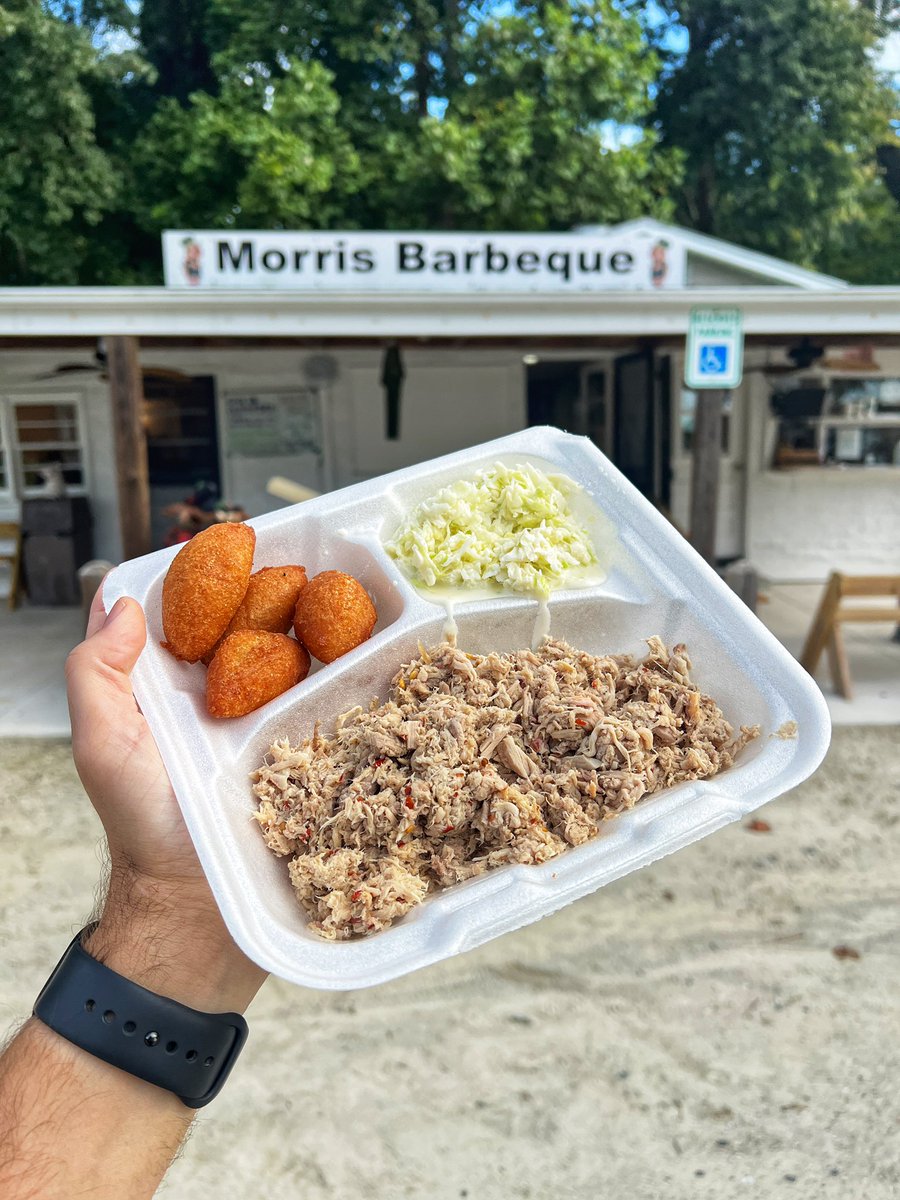 In today's issue, Sean shares his experience visiting Morris Barbeque in small-town Hookerton, NC. This Saturday-only joint has a rich history, serves excellent pork and hushpuppies, and it changed some of Sean's BBQ preconceptions. Read here: bbqnewsletter.substack.com/p/morris-barbe…