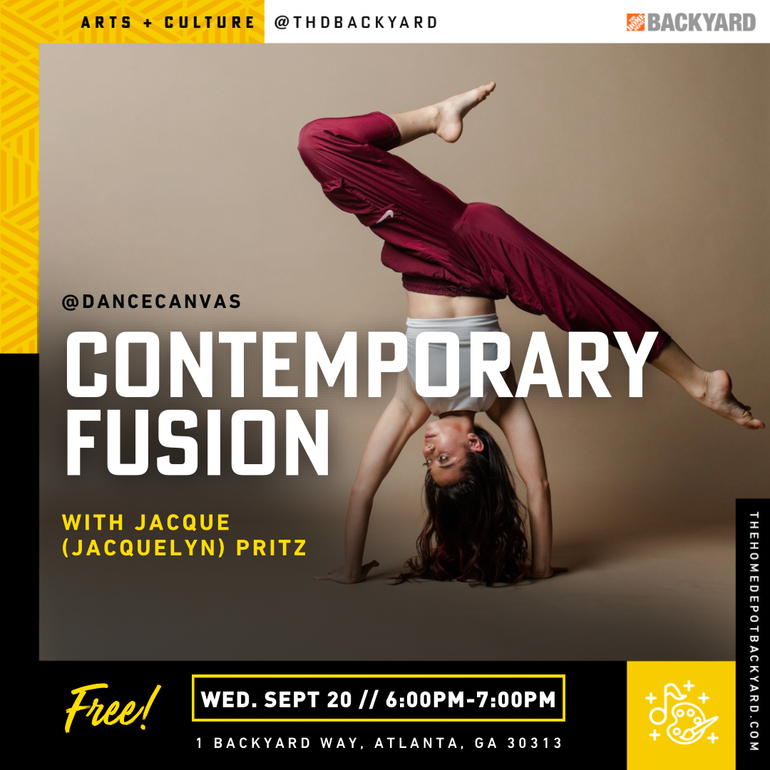 thdbackyard's tweet image. Who celebrated #NationalDanceDay over the weekend? Keep the celebration going by joining us at The #BestBackyard for 2 new classes TONIGHT with our friends at @dancecanvas! bit.ly/3sYCD0V

Arts + Culture presented by @homedepotfoundation