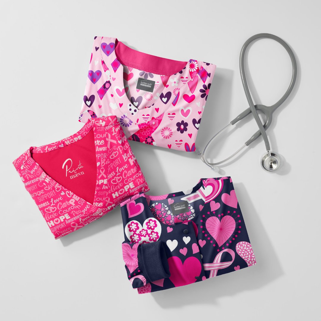 Pink is the new tough 💪 Get ready for Breast Cancer Awareness Month with our collection of pink ribbon scrub prints, shoes, and accessories. Select styles up to 20% off! Offer ends 09/24. 💕 bit.ly/3LuZ5oJ
