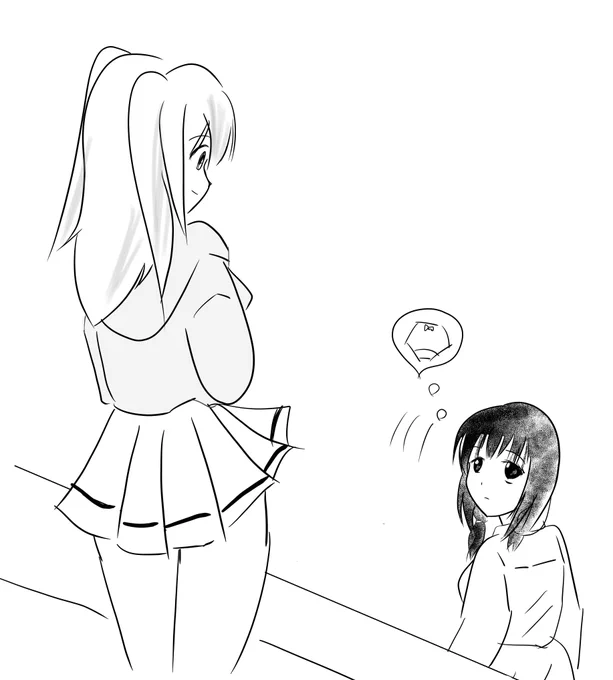 ゆりちゃんの視線絶対ネモのパンツ見えると思いました 