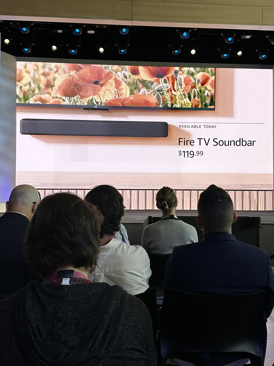 caro_milanesi's tweet image. New FireTV soundbar aggressively priced and of course easy plug and play with FireTv and FireTvStick #amazonevent