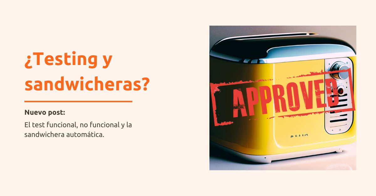redsauce_sqa's tweet photo. Si para ti el testing y las sandwicheras tienen tanto en común como la velocidad y el tocino, este post no te dejará indiferente 👉 https://t.co/jlICYr8Pm3 https://t.co/pyfxT37rqZ
