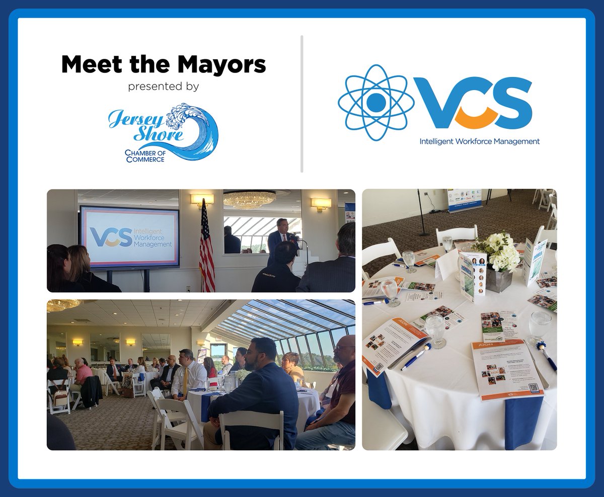 vcs_software's tweet image. It was great to have the opportunity to speak about our intelligent workforce management solutions to so many municipal leaders at the Jersey Shore Chamber of Commerce's #MeetTheMayors event today in Neptune. #ABetterWayToWork.