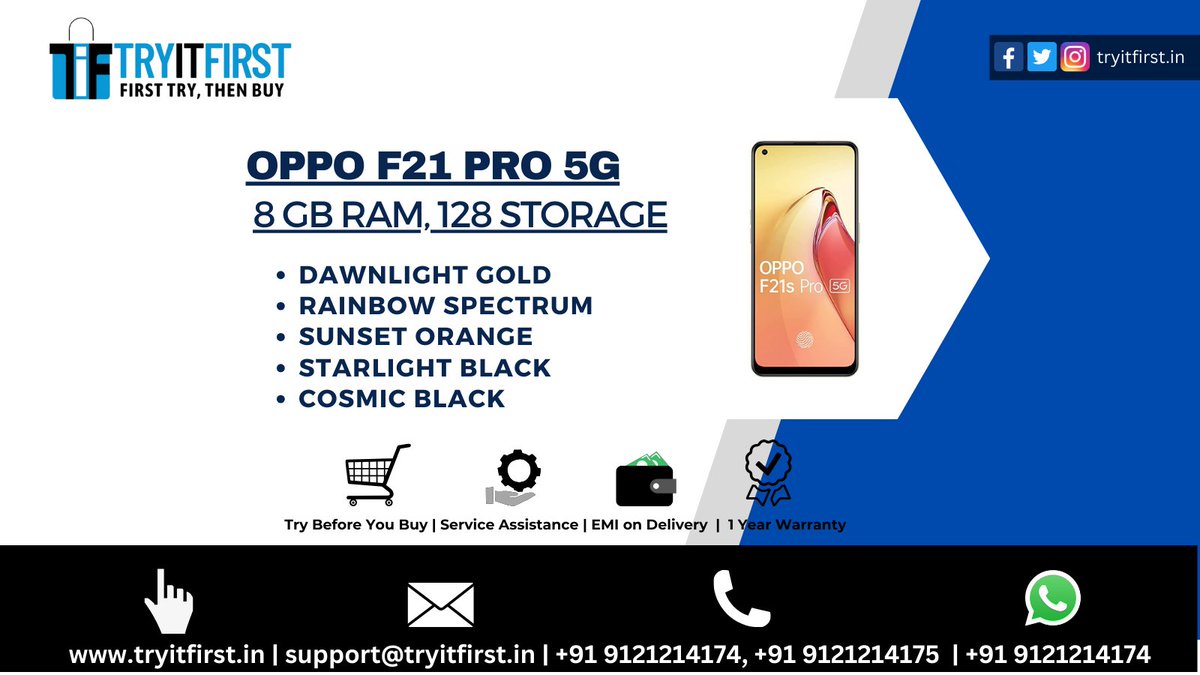 tryitfirstin's tweet photo. Visit: https://t.co/IrcFlr4UJO
Mail: support@tryitfirst.in
Call : +91 9121214174, +91 9121214175
Whatsapp: https://t.co/uLQGRHbIDT
#tryitfirst #smartphone #mobile #onlineshopping #gadget #laptop #Tablet #smartwatch #smartband #Trimmer #smartdevice #samsung #samsunggalaxy #oppo https://t.co/meXCDu190W