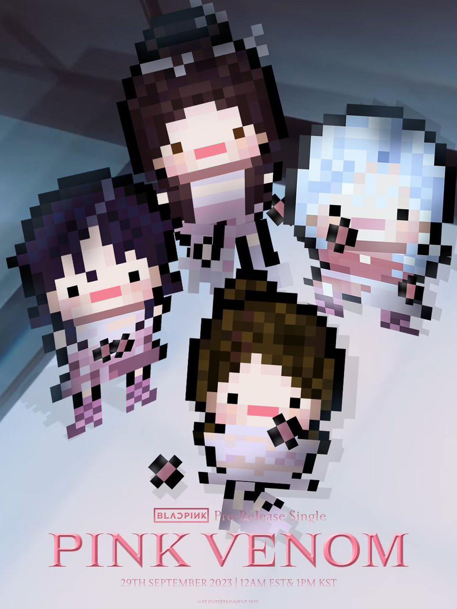 BLACPINKxe's tweet photo. #BLACPINK ‘Pink Venom’

Group Concept Photo #1

Pre-Release Single ‘Pink Venom’
✅2023.09.29 12AM (EST) &amp; 1PM (KST)

#블랙핑크 #PreReleaseSingle #PinkVenom #Release #XE #Sarina #Mina #Naeun #Yuna #지수 #제니 #로제 #리사 https://t.co/On0aSlzjcr