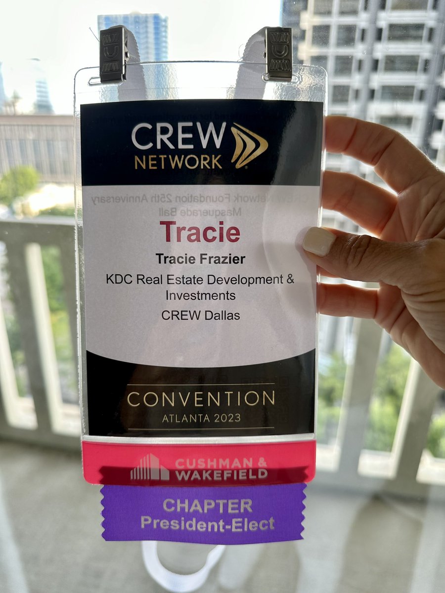 traciefrazier's tweet photo. Ready for the 2023 #crewconvention My 8th national convention and attending as @CREWDALLAS Chapter President-elect! @CREW_Network https://t.co/WhVDjb4rYD