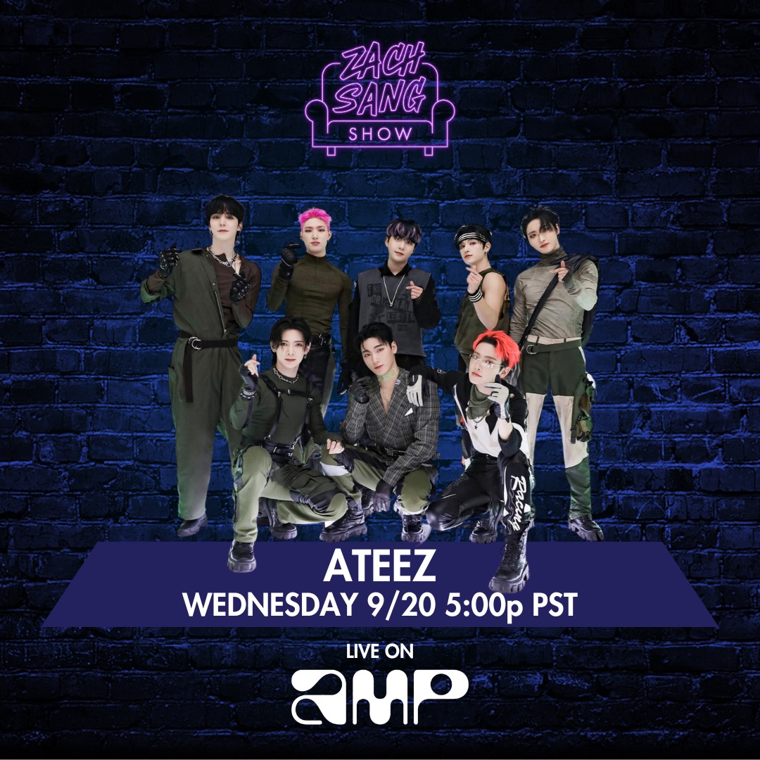 ZachSangShow's tweet photo. Tonight with @ATEEZofficial! @onamp 

https://t.co/kGv7Rh4jVS https://t.co/yOFvYUlyzn