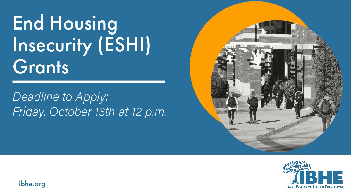 IBHETweets's tweet photo. 📢 Calling ALL institutions of higher education!
Expand support services &amp; resources available to homeless &amp; housing insecure students on your campus!
APPLY NOW! https://t.co/IOPfLETrwh https://t.co/rVVoytwOPv