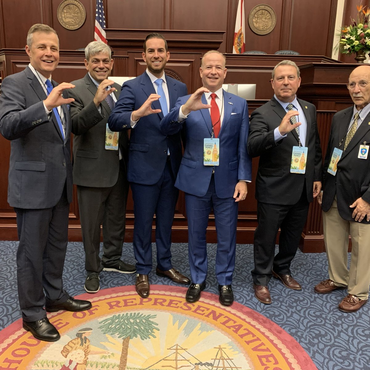 ColumbusHS_Mia's tweet photo. Rep. Daniel Perez '05 was designated as the next Florida House Speaker this week. This momentous occasion was celebrated with the presence of faculty, alums, and President Kruzcek, making it a cherished event ⇒ https://t.co/JWUxgSXev6. #CPride #Adelante #ExplorersInTheNews https://t.co/3E5ecN5QjD