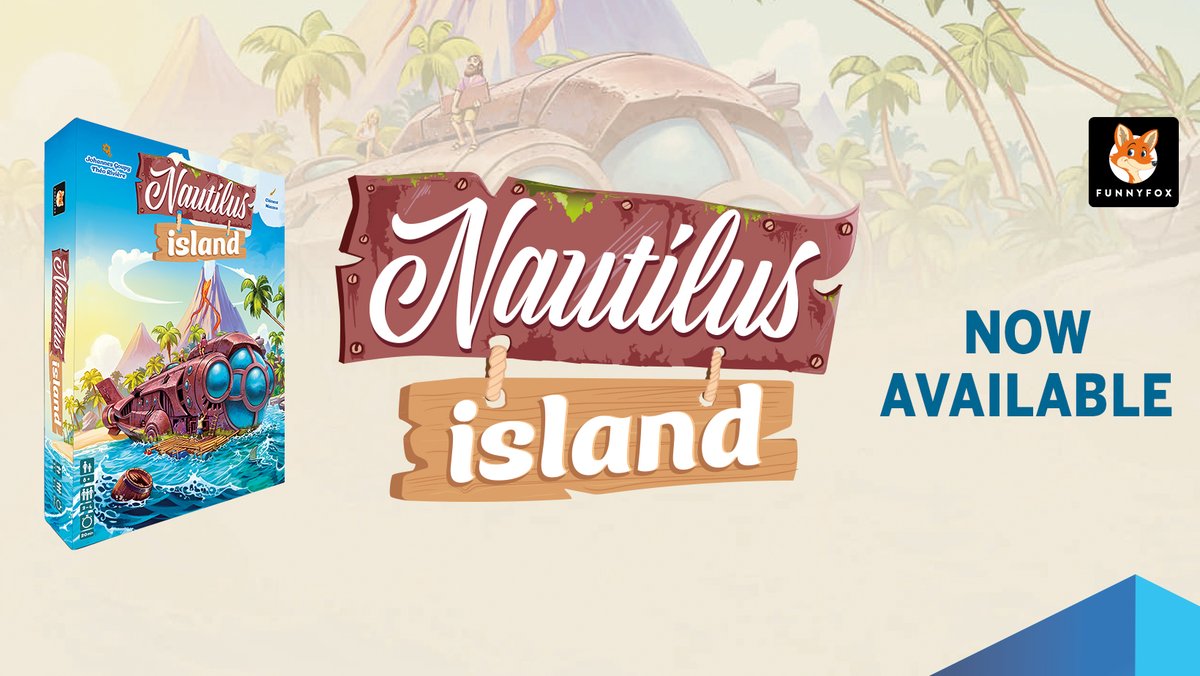🚨 Nautilus Island is now available! 🚨

ℹ️ Order Today: hachetteboardgames.com/products/nauti… ℹ️

Nautilus Island is a 2-4 player, 20 min game with set collection, exploration, and end game bonuses mechanics. It's designed by Johannes Goupy and Théo Rivière, <a href="/FunnyfoxGames/">Funnyfox</a>!

#nautilusisland