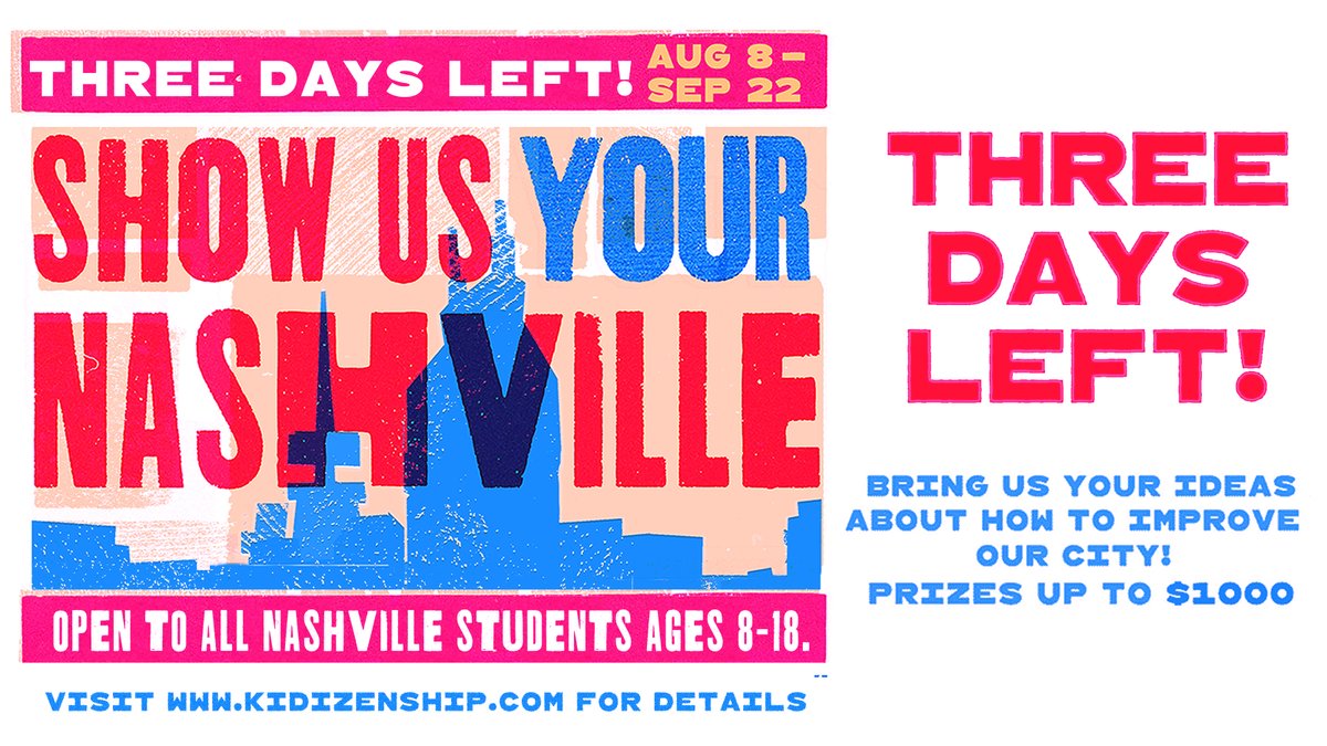 Three days left to get in your submissions for Show Us Your Nashville! kidizenship.com/show-us-your-n…