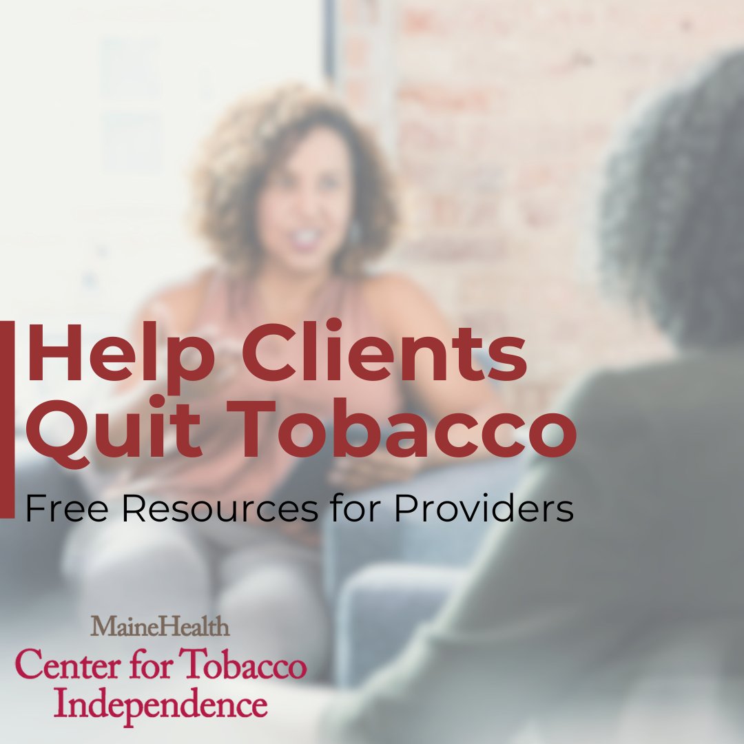 Learn why it is so beneficial to support clients in substance use disorder recovery with co-treatment of their tobacco use disorder, how co-treatment can help prevent relapse, and how to connect them to nationally certified tobacco treatment resources: CTIMaine.org/Behavioral-Hea…